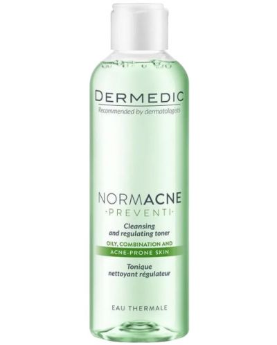 Dermedic Normacne Почистващ и регулиращ тонер за лице, 200 ml - 1