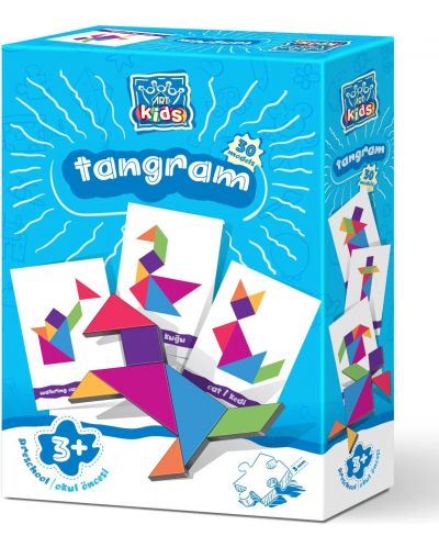 Детска пъзел игра Art Puzzle от 7 части - Танграм - 1