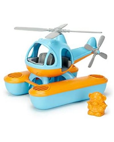 Детска играчка Green Toys - Морски хеликоптер, син - 2