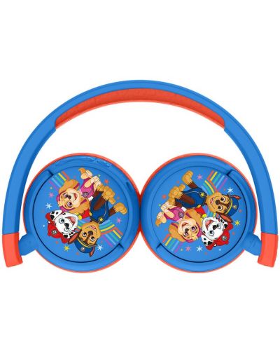Детски слушалки OTL Technologies - Paw Patrol, безжични, сини/оранжеви - 4