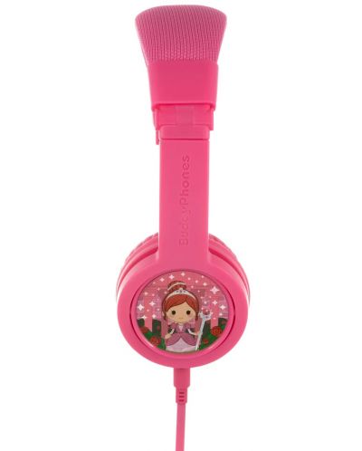 Детски слушалки с микрофон BuddyPhones - Explore+, розови - 3