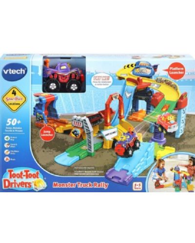 Детска играчка Vtech -  Писта за рали (английски език) - 1