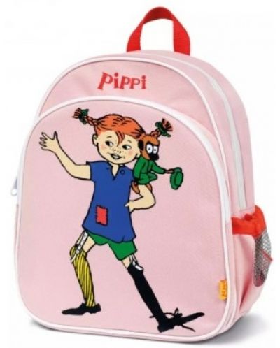Детска раница Pippi - Пипи Дългото чорапче, розова - 1