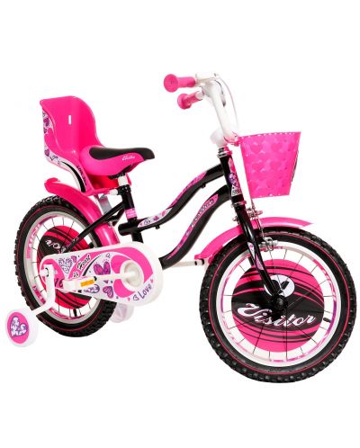 Детски велосипед Venera Bike - Little Heart. 16''. розов - 1