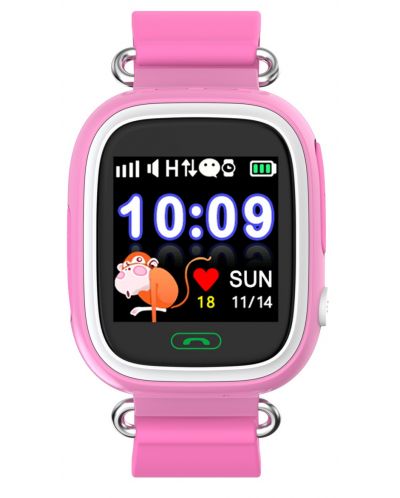Детски Смарт часовник Xmart - KW03G, 31mm, 1.22", розов - 1