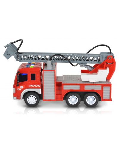 Детска играчка Moni Toys - Пожарен камион с кран и помпа, 1:16 - 2