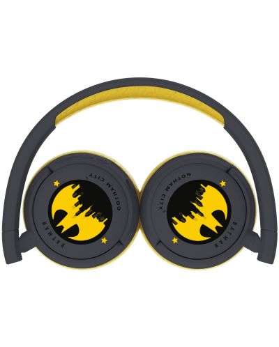 Детски слушалки OTL Technologies - Batman Gotham City, безжични, черни/ жълти - 4