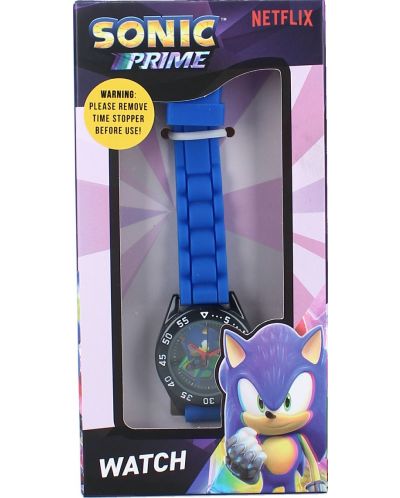 Детски часовник Vadobag Sonic - Kids Time,  релефна каишка - 5