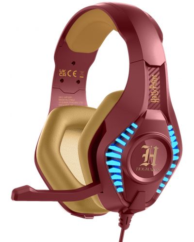 Детски слушалки OTL Technologies - Pro G5 Harry Potter, червени - 1