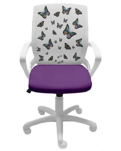 Детски стол Nowy Styl Group Fly White - Butterfly - 1