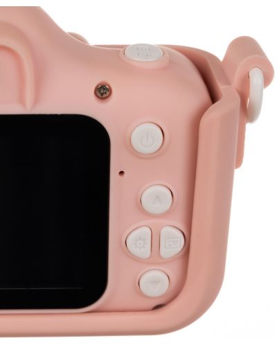 Детска играчка Iso Trade - Фотоапарат с 32GB карта памет, розов - 4