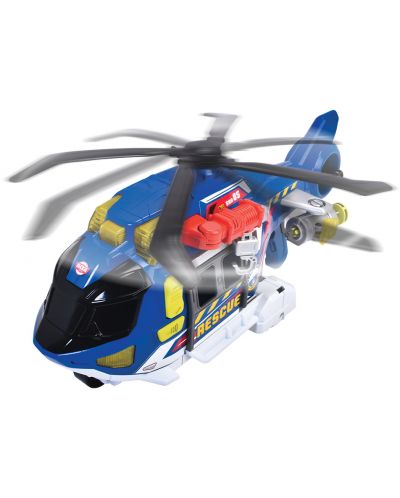 Детска играчка Dickie Toys - Спасителен хеликоптер, със звуци и светлини - 5