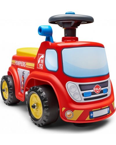 Детски камион с отваряща се седалка Falk - Пожарна кола - 1