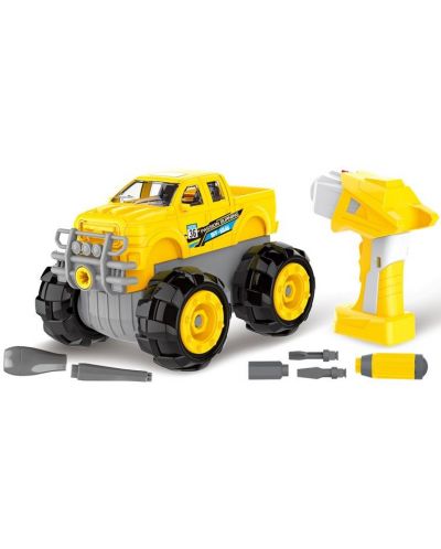 Детска играчка 2 в 1 Raya Toys - Кола с дистанционно управление - 1