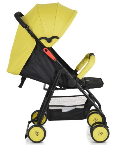 Детска лятна количка Moni - Capri, жълта - 5