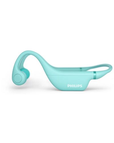 Детски слушалки Philips - TAK4607GR/00, безжични, зелени - 1