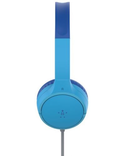 Детски слушалки с микрофон Belkin - SoundForm Mini, сини - 3