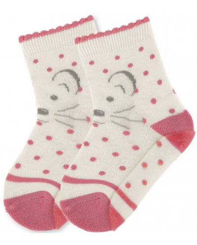 Детски чорапи със силиконова подметка Sterntaler - За момичета, 25/26 размер, 3-4 години - 1