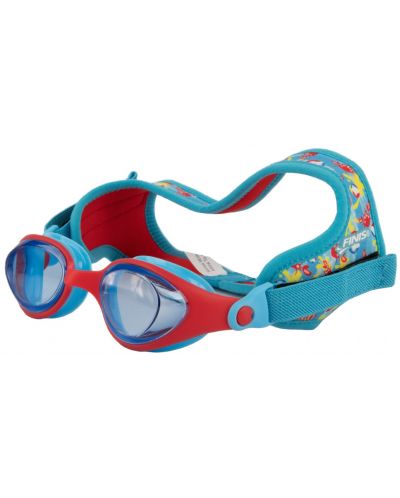 Детски очила за плуване Finis - DragonFly, сини/червени - 1