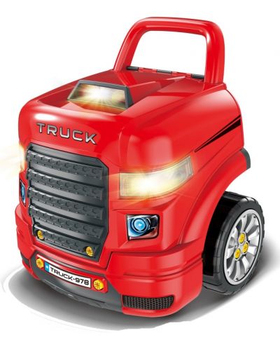 Детски интерактивен автомобил Buba - Motor Sport, червен - 1