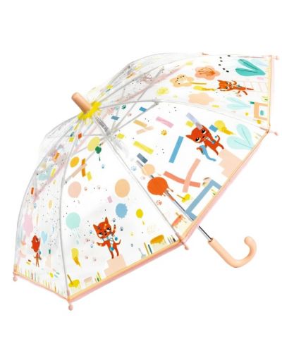 Детски чадър Djeco - Chamallow - 1