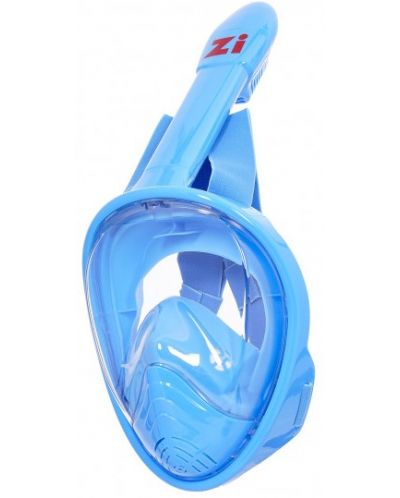 Детска цяла маска за шнорхелинг Zizito - размер XS, синя - 2