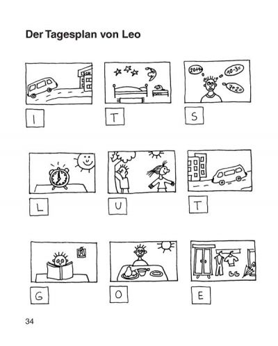Deutsch – ganz einfach! Забавни езикови задачи по немски език за 2. - 4. клас –  част 2 - 6