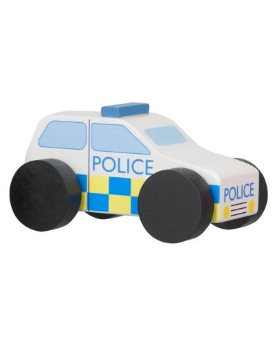 Детска играчка Orange Tree Toys - Дървена полицейска кола - 2
