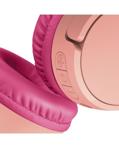 Детски слушалки с микрофон Belkin - SoundForm Mini, безжични, розови - 5