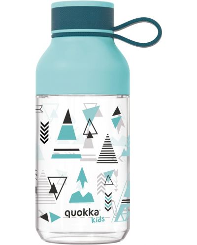 Детска бутилка за вода Quokka Kids - Ice, Indian, 430 ml - 1