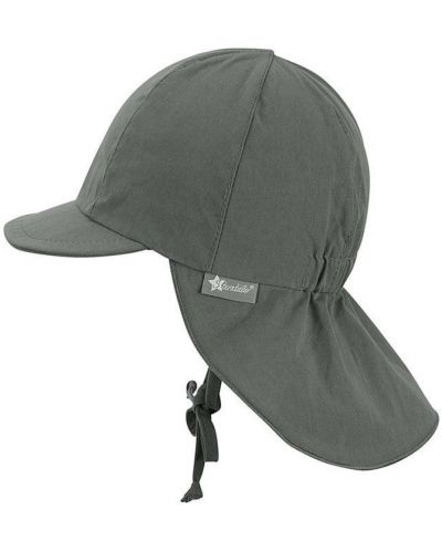 Детска лятна шапка с козирка и UV 50+ защита Sterntaler - 49 cm, 12-18 месеца, сива - 3