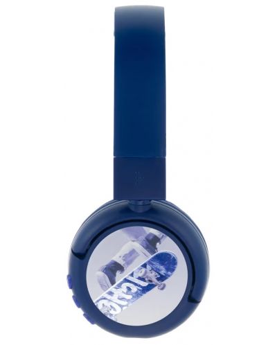 Детски слушалки BuddyPhones - POP Fun, безжични, сини - 2