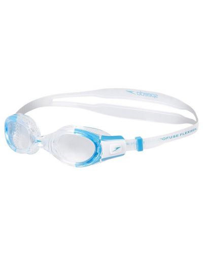 Детски очила за плуване Speedo - Flexiseal Biofuse Jr, бели - 1