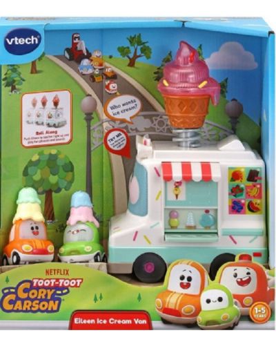Детска играчка Vtech - Интерактивен фургон за сладолед (английски език) - 1