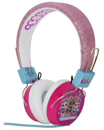 Детски слушалки OTL Technologies - L.O.L. Surprise!, розови - 2
