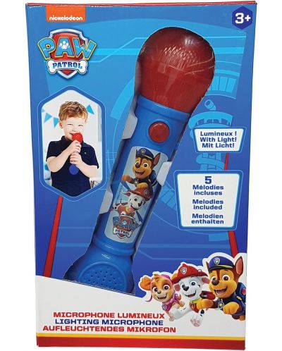 Детска играчка Lexibook - Микрофон Paw Patrol, със светлинни и звукови ефекти - 4