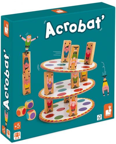Детска игра за сръчност Janod - Акробат - 6