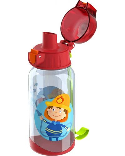 Детска бутилка Haba - Пожарникар, 400 ml - 2