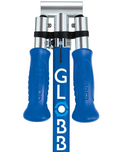 Детска тротинетка Globber - Flow Foldable Junior Lights, синя - 8