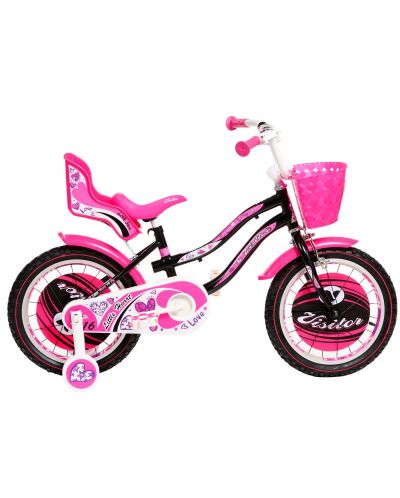 Детски велосипед Venera Bike - Little Heart. 16''. розов - 3