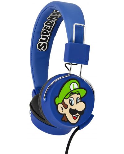 Детски слушалки OTL Technologies - Super Mario Tween, сини - 3
