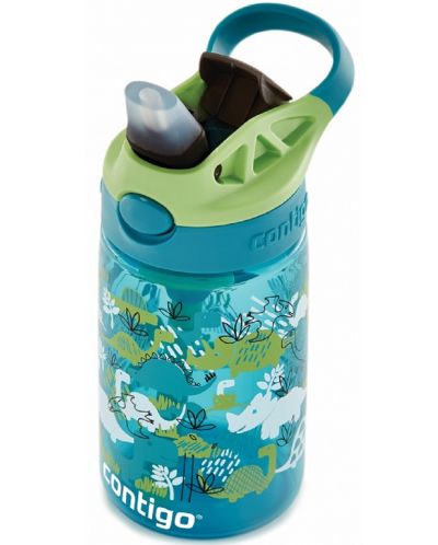 Детска бутилка Contigo Cleanable - Dinoboy, 420 ml, синя - 3