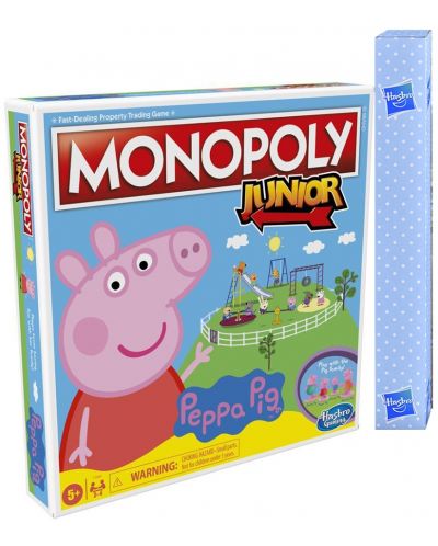 Детска настолна игра Hasbro Monopoly Junior - Peppa Pig - 2