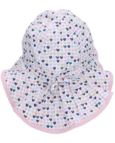 Детска шапка с UV 50+ защита Sterntaler - С цветни сърца, 47 cm, 9-12 месеца - 4