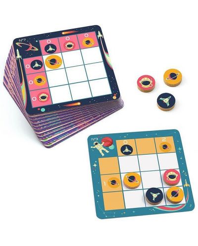 Детска логическа игра Djeco - Космос - 1
