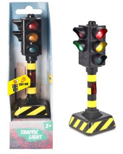 Детска играчка Dickie Toys - Светофар, със звуци и светлини - 1