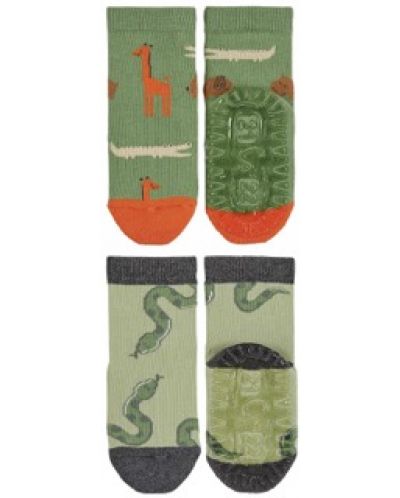 Детски чорапи Sterntaler - С животни, 23/24 размер, 2-3 години, 2 чифта - 2