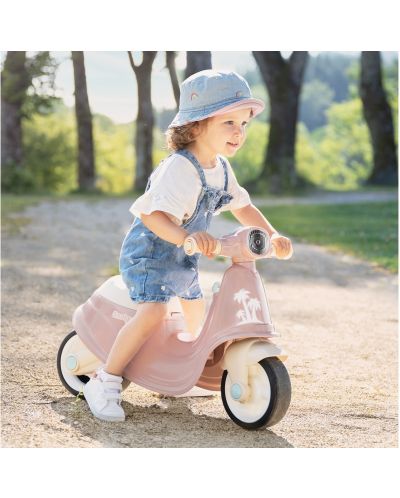 Детски скутер за бутане Smoby - Розов - 4