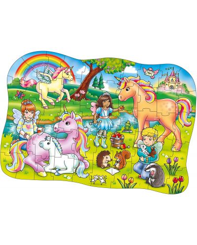 Детски пъзел Orchard Toys - Приятели еднорози, 50 части - 2
