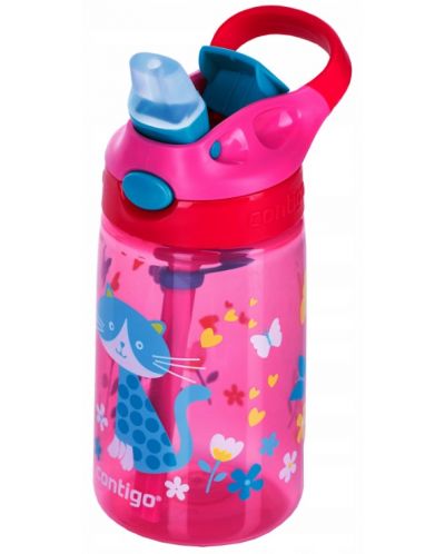 Детска бутилка за вода Contigo Gizmo Flip - котка, 420 ml - 4